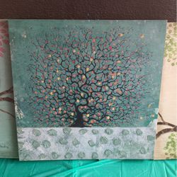 Colorful Tree Canvas Painting