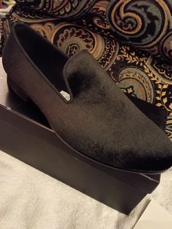 Herpelunde Handmade Mens Velvet Loafers. Size 13