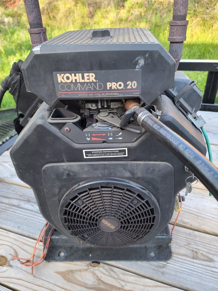 Kohler Engine. Sale or trade. Runs on Propane now but could probably be converted to gas. Was running when removed a few days ago. $300 obo