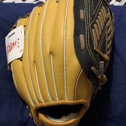 Franklin Black/Tan Synthetic Leather 13 Inch Left Handed Glove