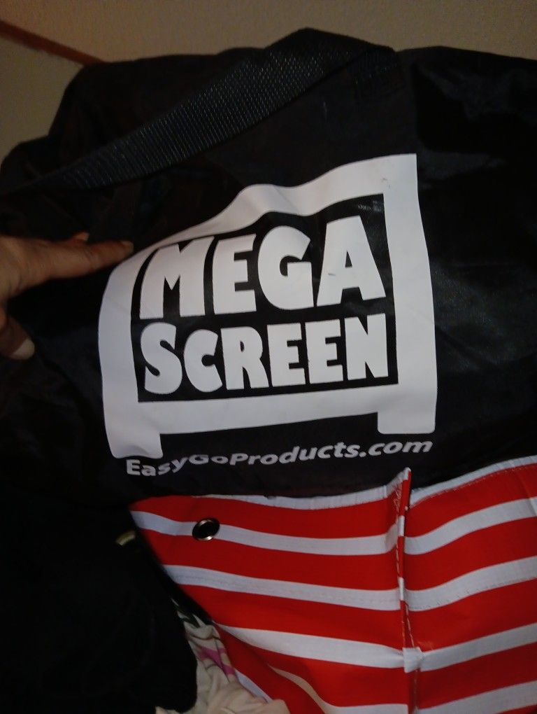 Mega inflatable outdoor Tv screen blow up