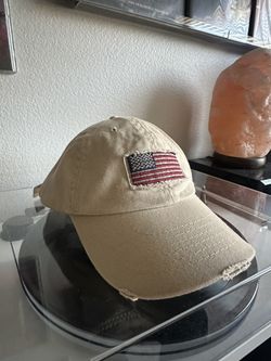 Frayed American Flag Dad Cap