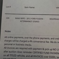 2012 Ford Fusion