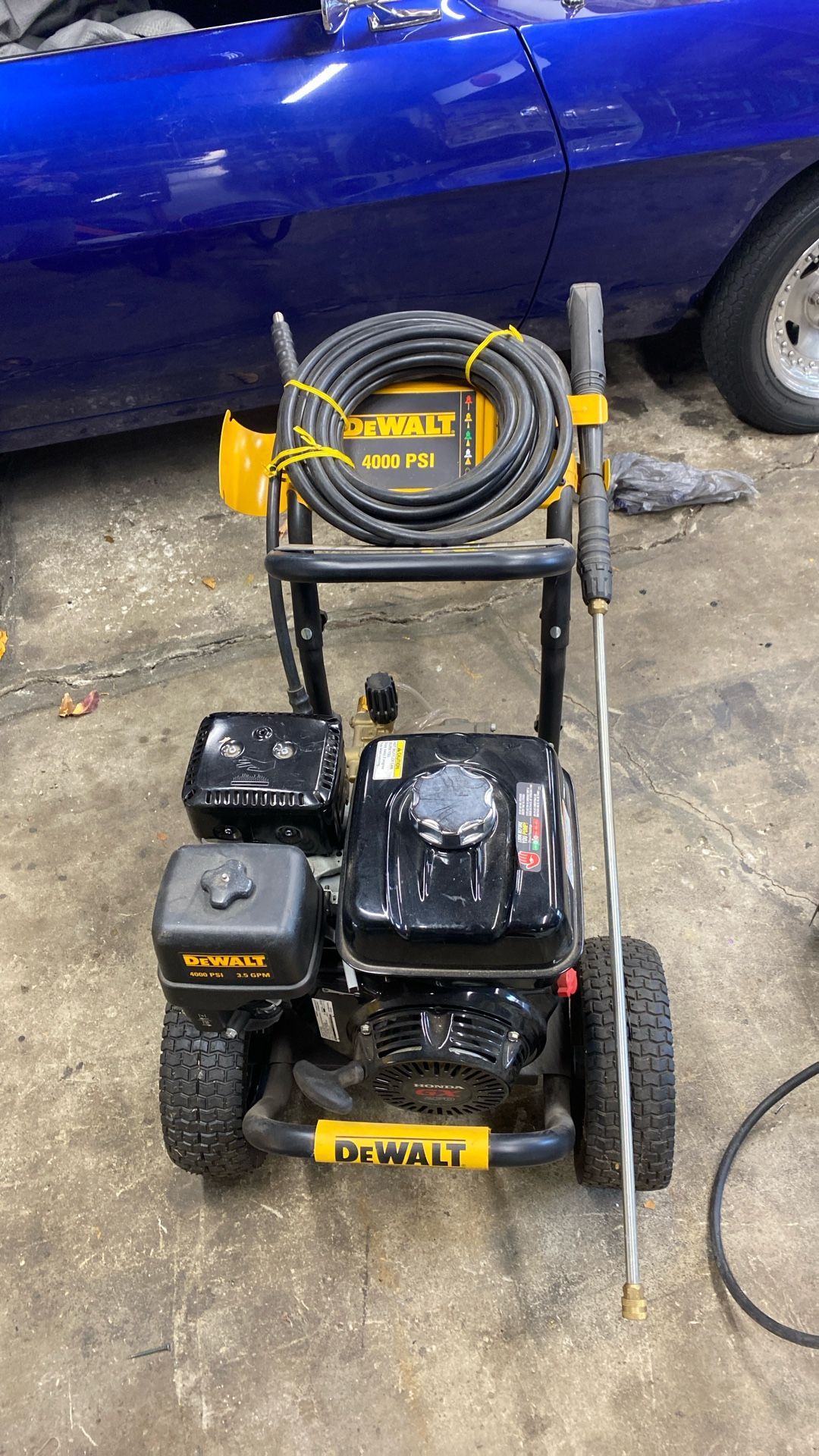 DeWalt pressure washer 4000 psi