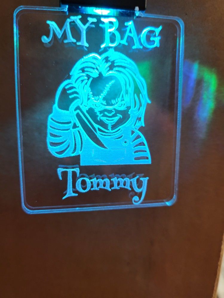 Personalized Custom Name Badge, Luggage Tag. Keychain 