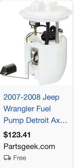 07-2010 JEEP Wrangler Fuel Pump Assembly