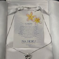 Na Hoku Plumeria Necklace Pendant