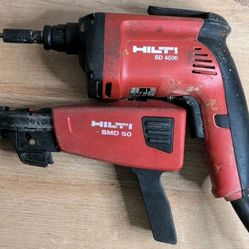 Hilti SD 4500 Drywall Screwdriver With Hilti Screw Magazine SMD 50 TESTED WORKS