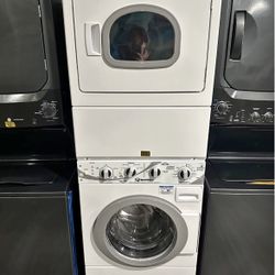 SpeedQueen Commercial Stackable Washer Dryer Unit