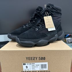 Adidas Yeezy 500 - Black - Size 9 
