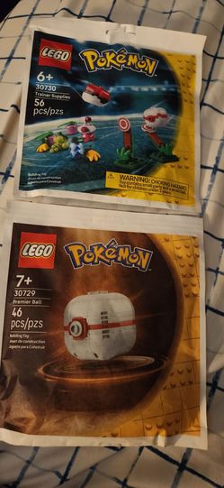 Legos Pokemon Polybags 30729 and or 30730 6 dollars per bag.