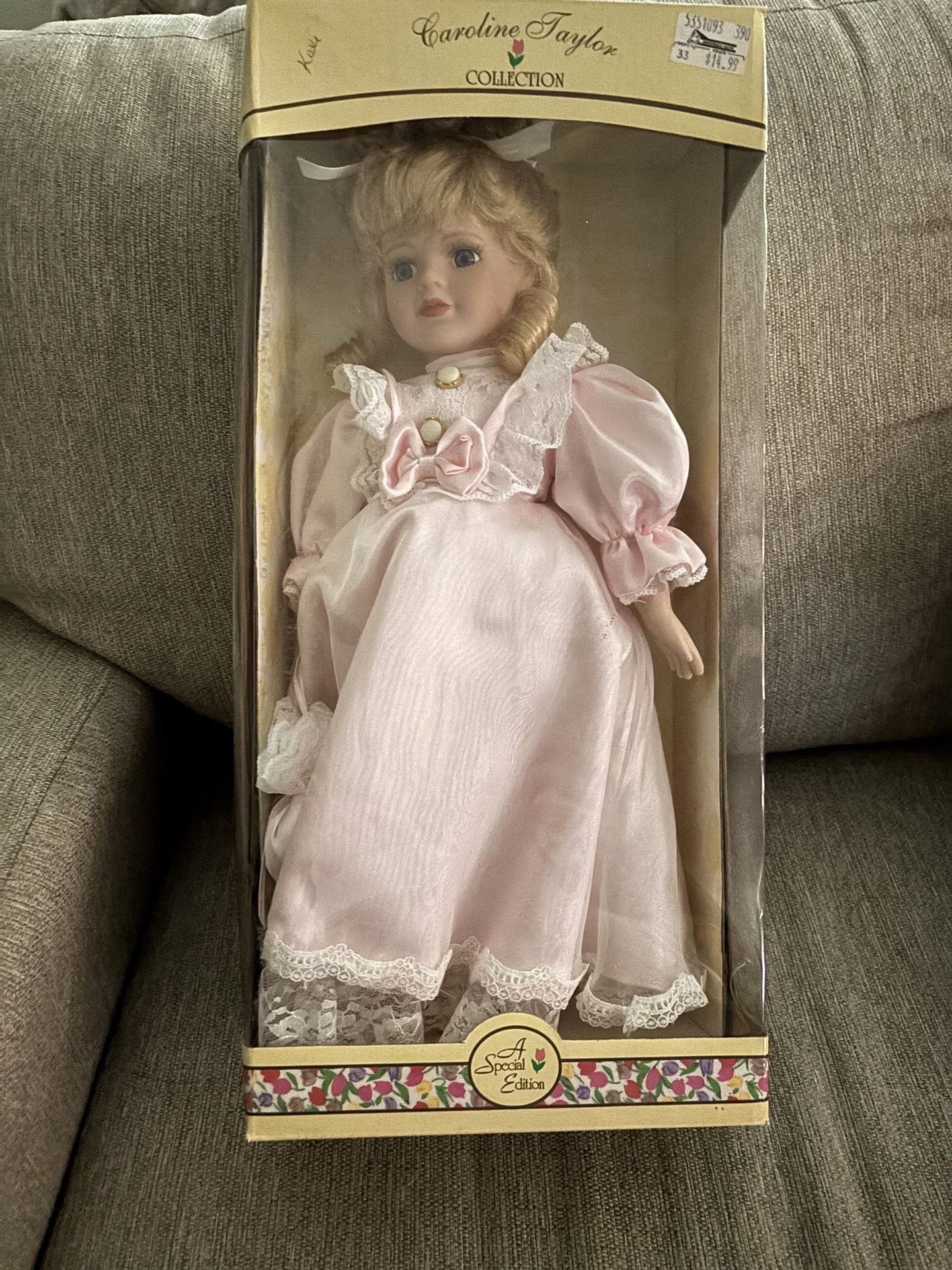 Porcelain Doll New In Box - 3