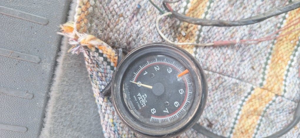 Sun Mini Tachometer, Good Used 3" .old School. 35th Ave And McDowell Phx