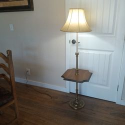 Vintage,Table,Lamp,End Table 