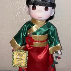 SIGNED Linda Rick Precious Moments HAWAII EXCL LIMIT ED Christmas Doll TAMIKO