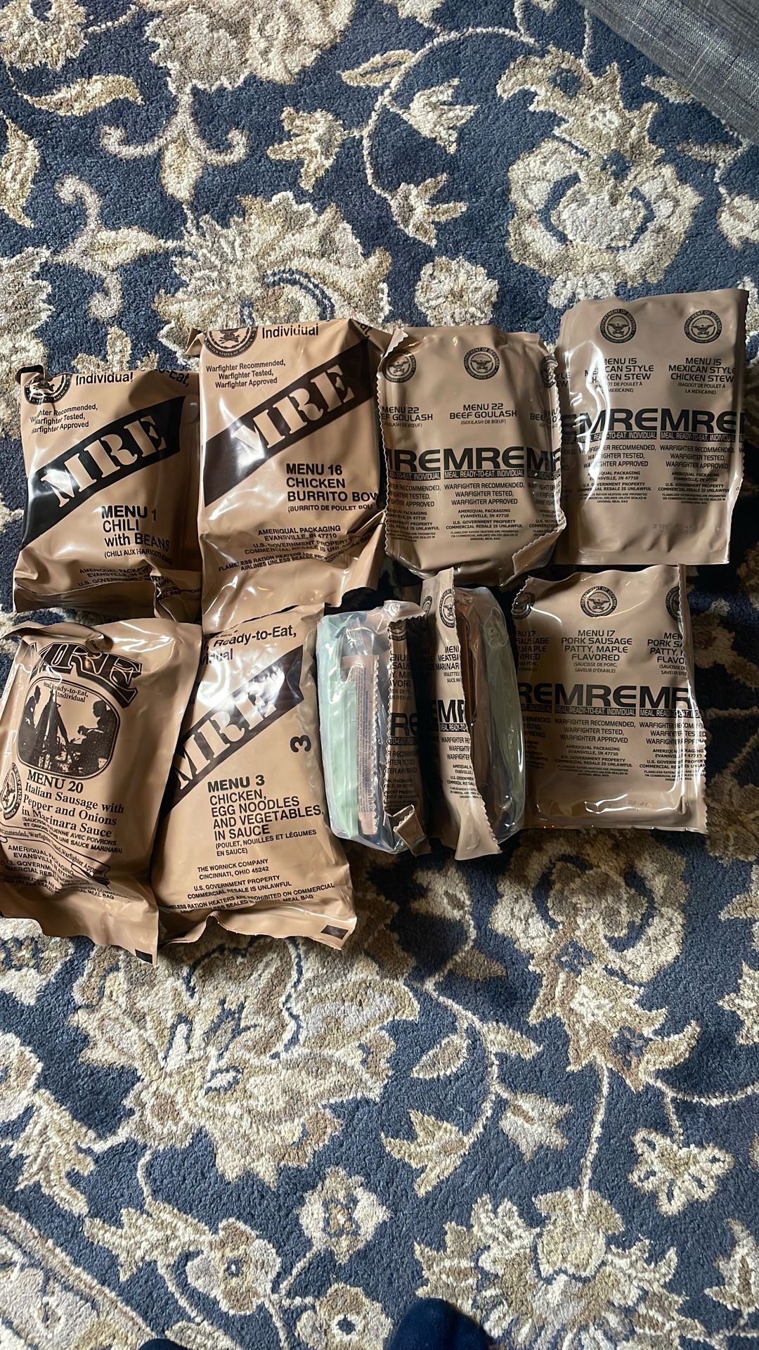 MRE Lot of 48