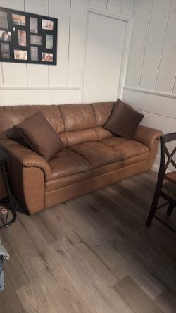 Leather sofa