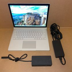 Microsoft Surface Book 2 13.5”. Core i7-8650 @ 1.90GHz. 8GB. 256GB. 2GB GTX 1050
