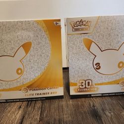 30th Anniversary POKEMON CENTER etb x2