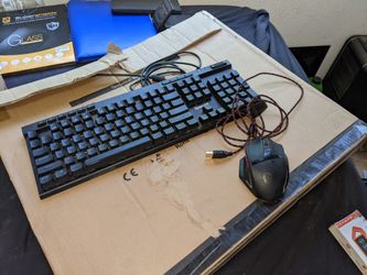 Red Dragon Gaming Keyboard, MSI Mouse 