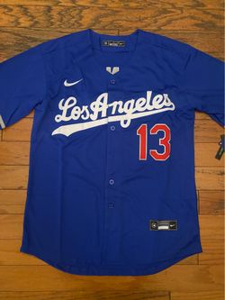 Blue Los Angeles dodgers muncy World Series road jersey