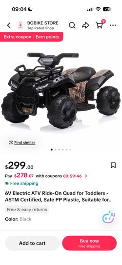 BRAND NEW ATV KIDS CAR
