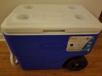 Coleman Cooler On Wheels