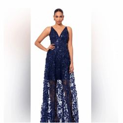 Blue formal dress