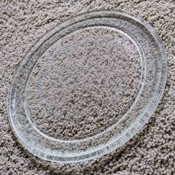 9-5/8" microwave oven glass turntable rotating spinning replacement plate platter tray disc platform
