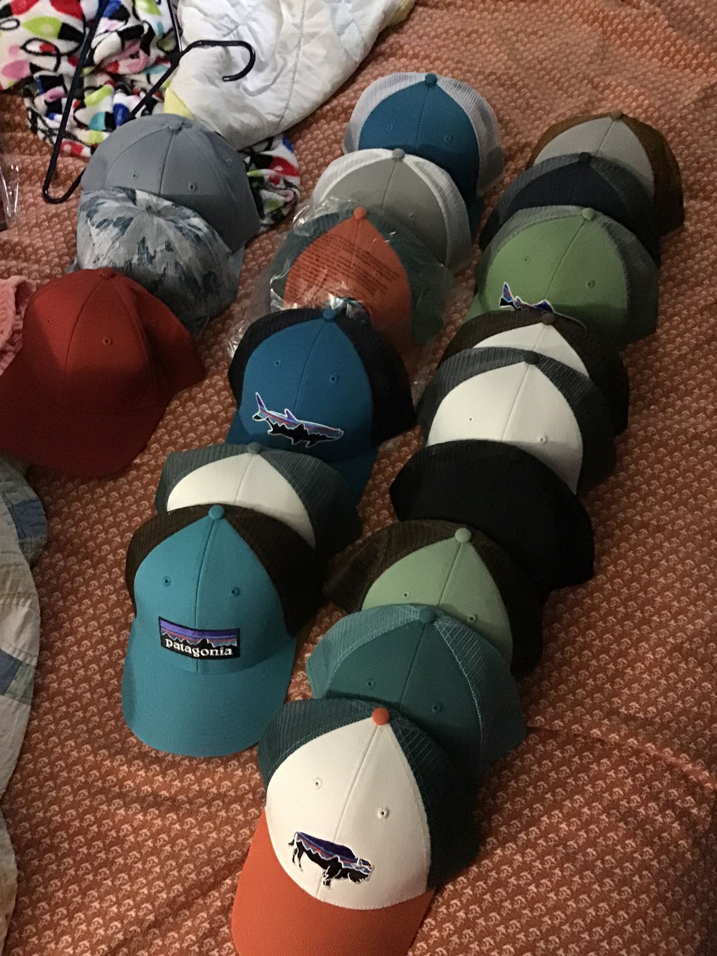 Patagonia and Lulu hats