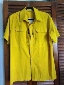 Men's yellow shirt