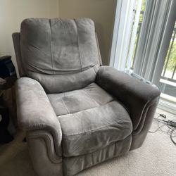 Gray Recliner Chair