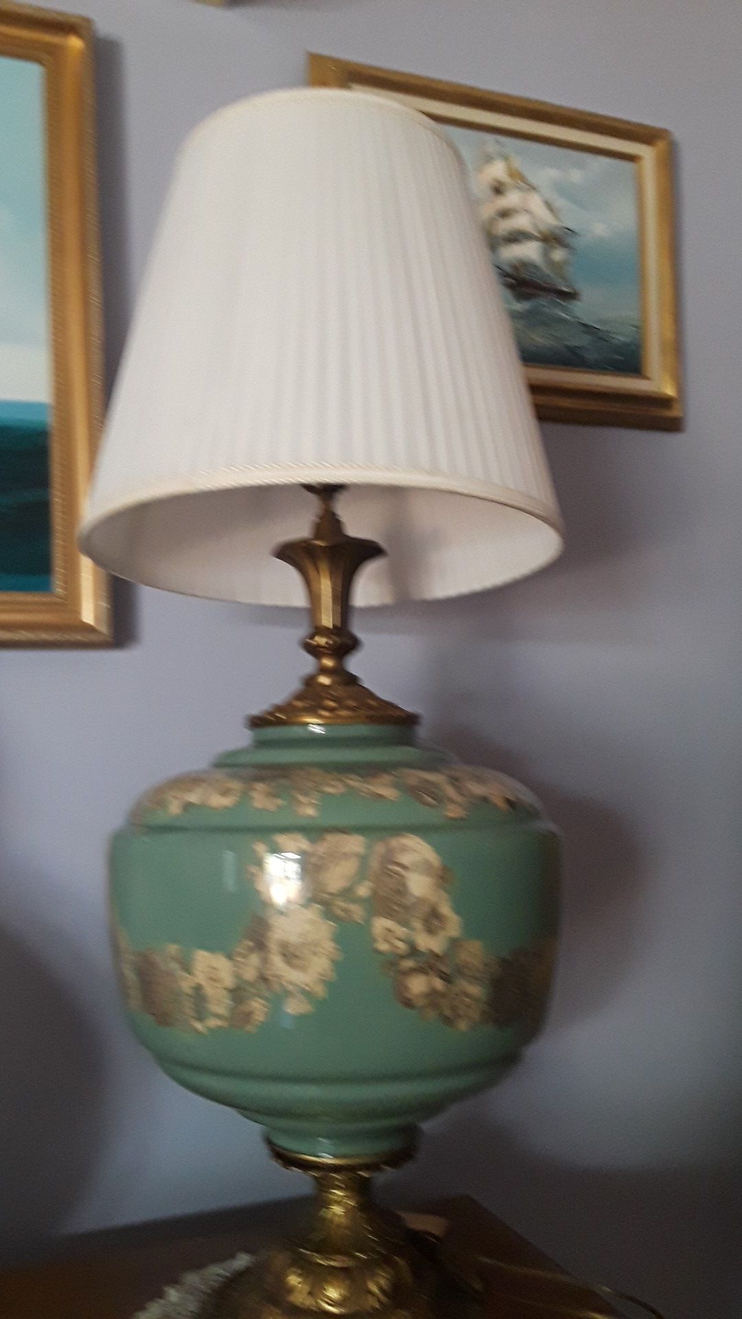 Antique Very Big Very beautiful table lamp 36inches