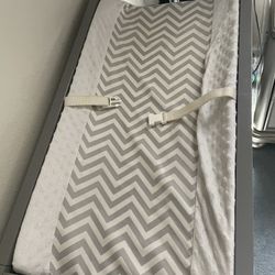 Grey Baby Changing Table 