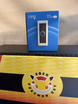 Wired Ring Doorbell Camera Pro ( Brand New From Best Buy)