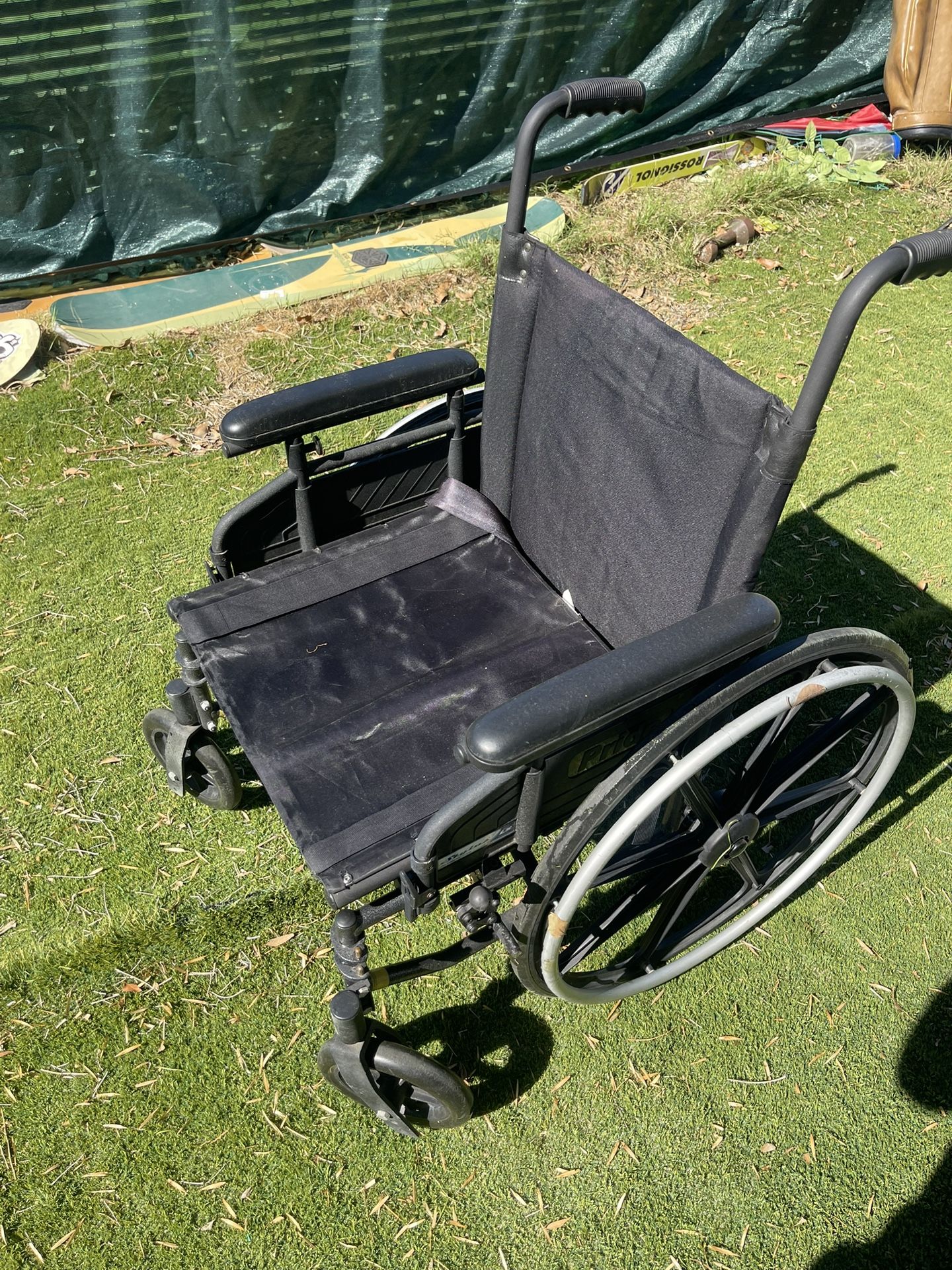 Adult Wheel Chair As Is One Wheel Is Missing The Rubber Still Rolls