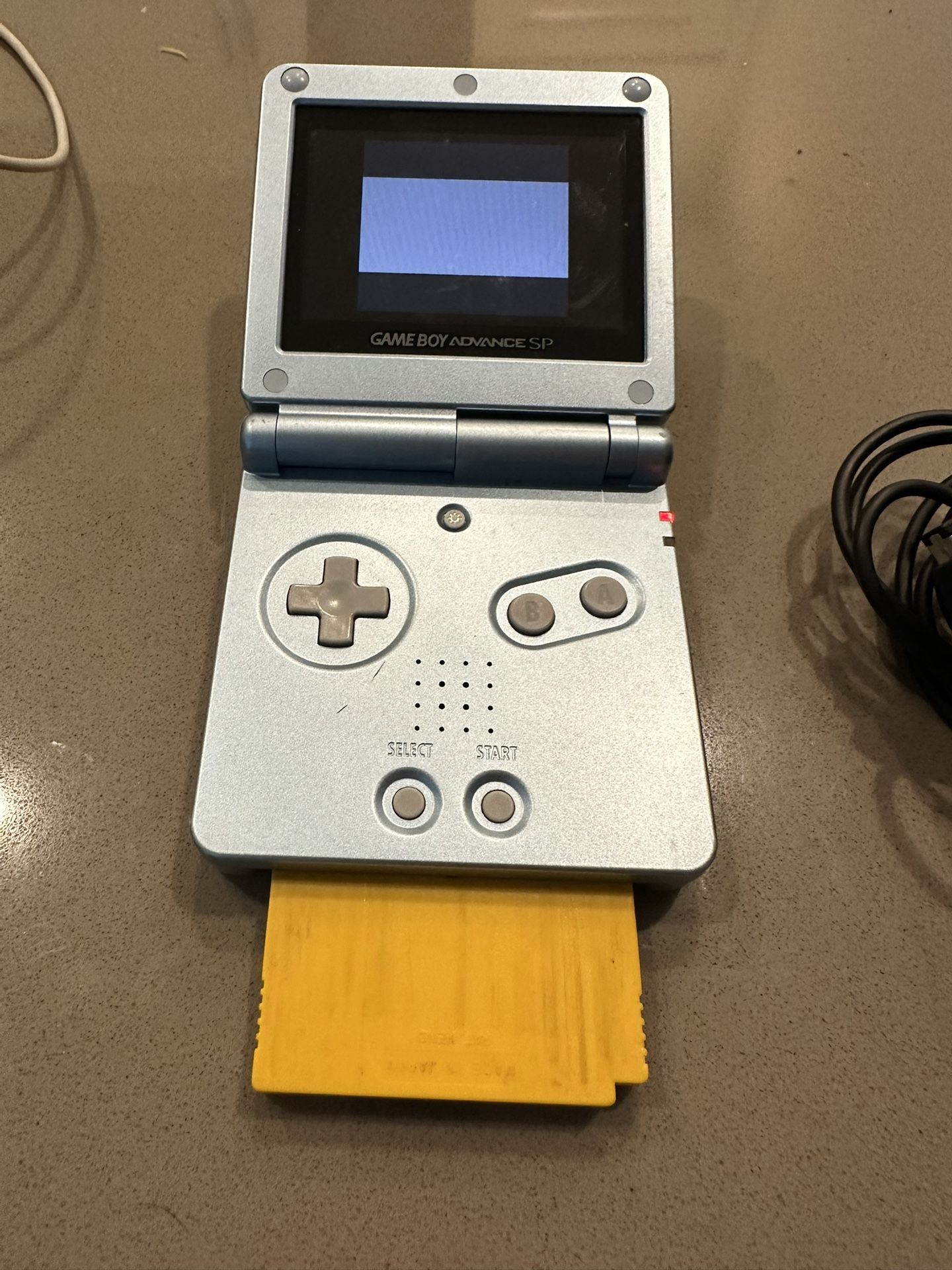 Gameboy Advance SP AGS-101 With Pokemon Yellow