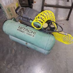 HITACHI AIR Compressor Double Tank