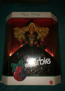 Lot of 9 Holiday Barbies 1991-1998 & 2000