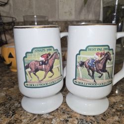 Hollywood Park Race Mugs