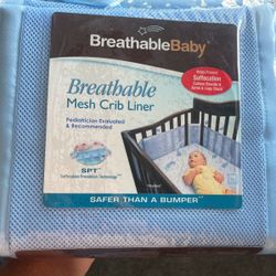 Breathable Mesh Crib Liner