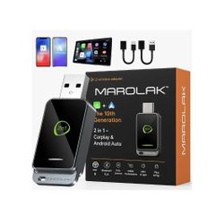 Wireless Carplay & Android Auto Adapter - Adaptador Inalámbrico Para Carplay 