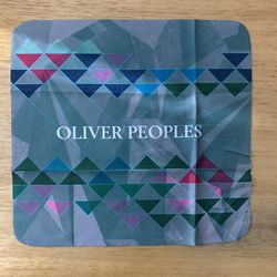 Oliver Peoples Cleaning Cloth For Eyeglasses Sunglasses Microfiber NEW