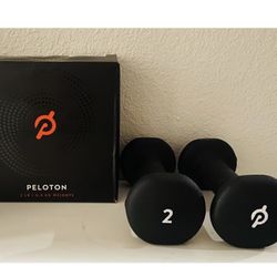 Peloton 2 LB 2-pack Dumbbells Rubber Hand Weights