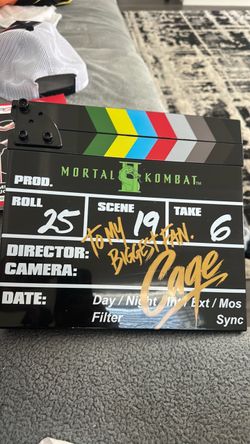 Mortal Kombat 2 Cage Clapboard Popcorn Bucket Cinemark
