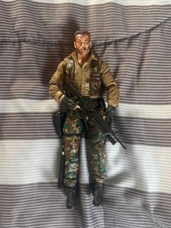 NECA Predator Jungle Extraction Dutch 25th Anniversary Figure LOOSE COMPLETE