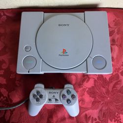 Ps1 Console With Cables Working Tested 