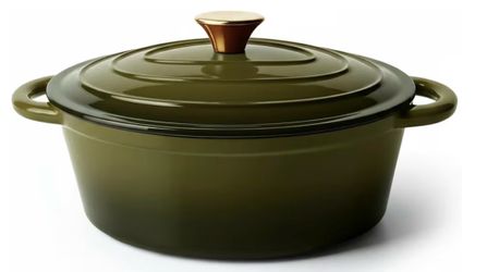 🔥 Vintage Enameled Cast Iron Dutch Oven Bread Pot – $30 STEAL!