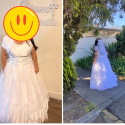 Vestido De Primera Communion 14-16 