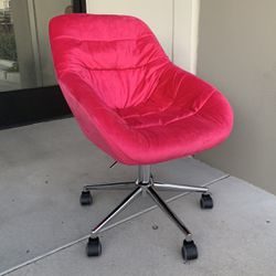 New In Box $35 Each Velvet Office Computer Chair Mid Century Modern Style Furniture Sky Blue Or Rose Pink Color 